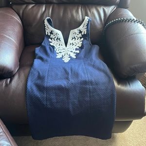 Lilly Pulitzer navy blue dress